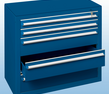 Schubladenblock blau