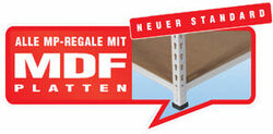 MP Fachbodenregle - inkl. 16 mm MDF-Platte