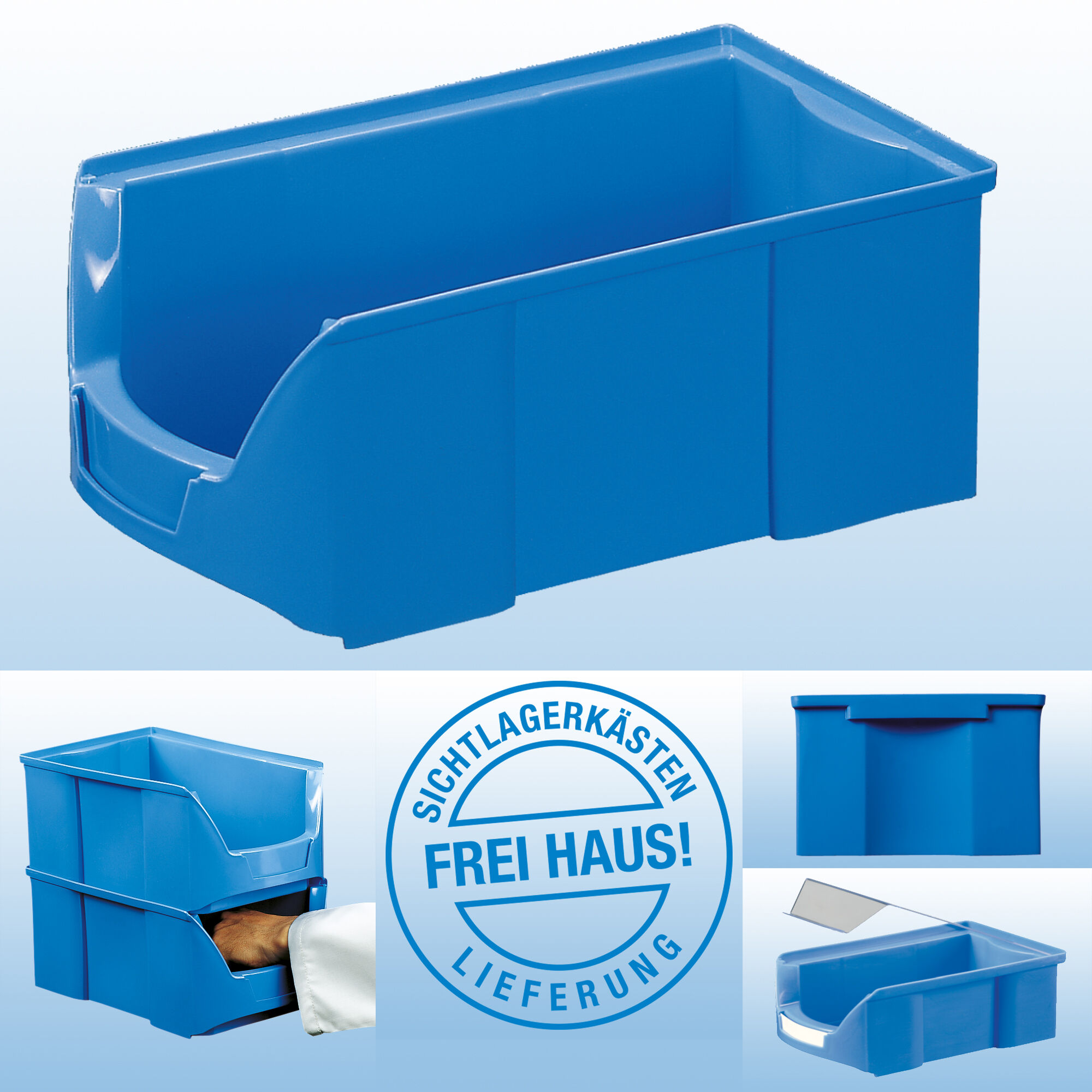 SSI Schäfer LF221 Sichtlagerkasten Rot 150x234x122 Mm | Ackrutat Shop